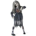 thumbnail image 1 of Morph Girls Zombie Costume Kids Undead Scary Halloween Fancy Dress Costume Halloween Red M-L, 1 of 5
