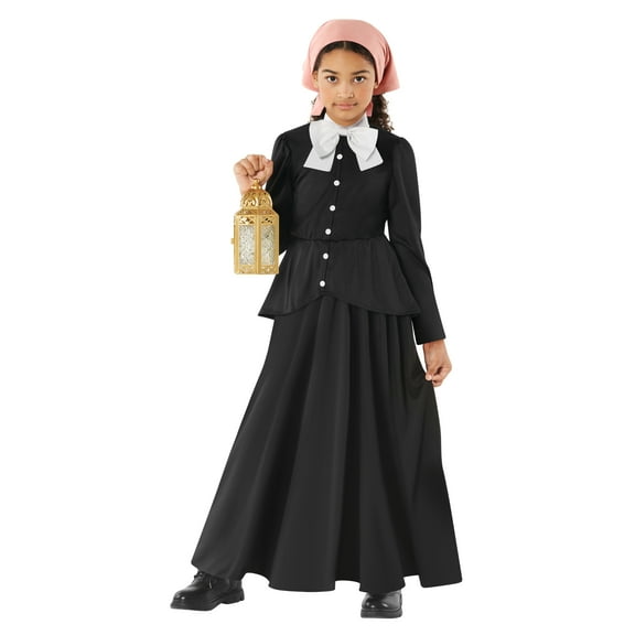 Morph Historic Social Activist Girls Costume Halloween Costume For Girl Black Large