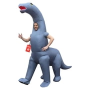 Morph Inflatable Diplodocus Costume Adult Dinosaur Blow Up Dino Halloween Halloween Gray One Size