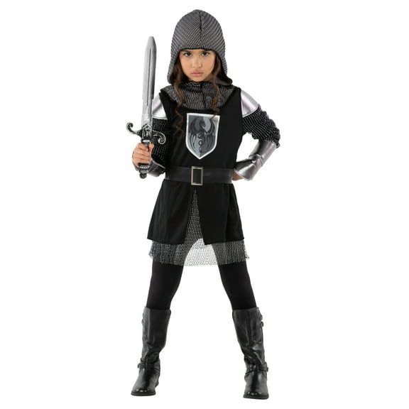 Morph Joan Of Arc Costume Girls Halloween Costume For Girl Black Medium