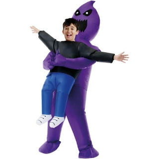 Amongst Us Imposter Sus Crewmate Black Inflatable Adult Costume | Standard