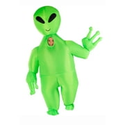 Morph Kids Giant Alien Inflatable Costume Boys Girls Blow Up Halloween Halloween Green One Size
