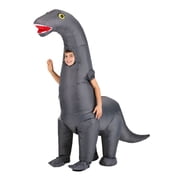Morph Kids Giant Diplodocus Inflatable Costume Boys Girls Dinosaur Halloween Gray One Size