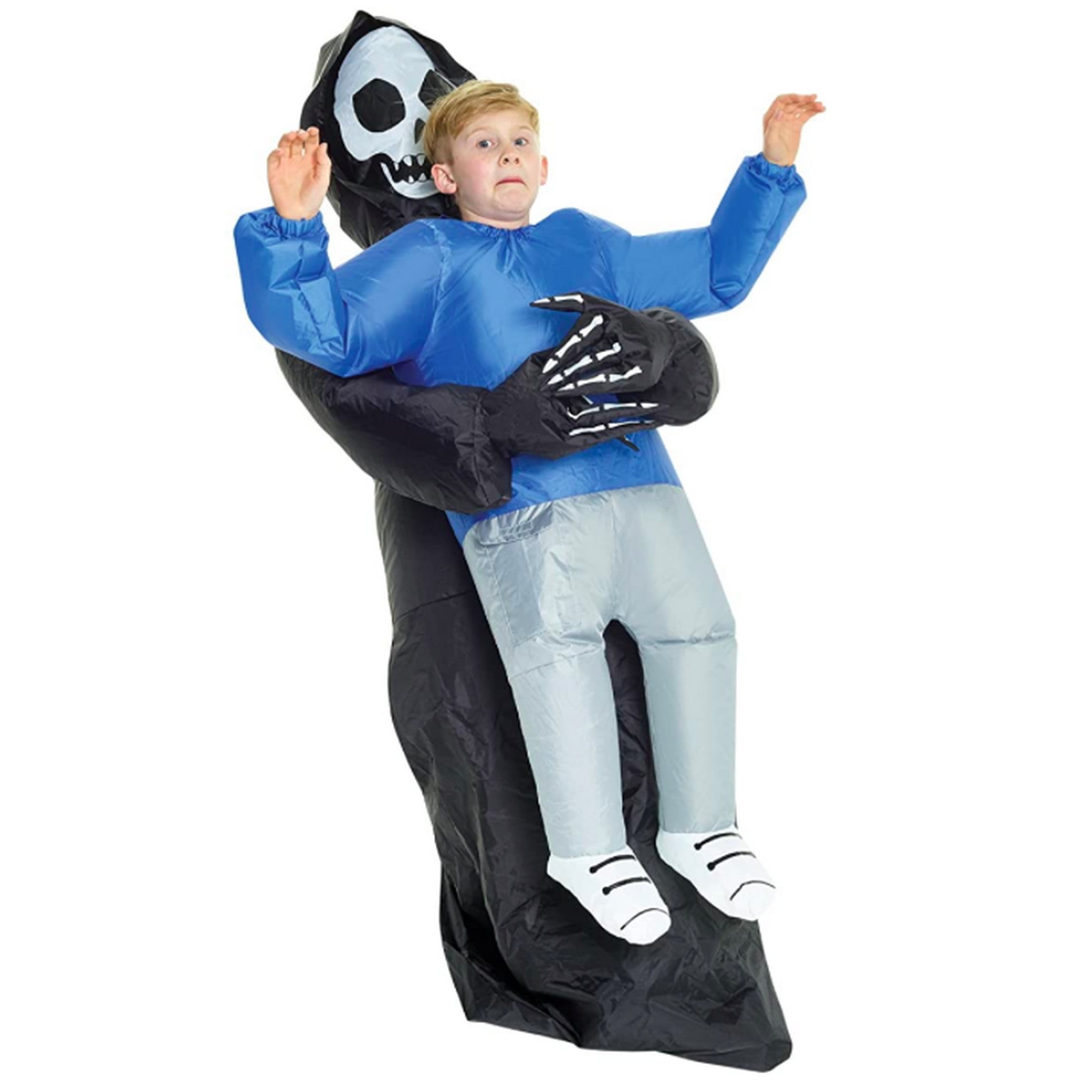 Morph Kids Grim Reaper Pick Me Up Inflatable Costume Boys Girls
