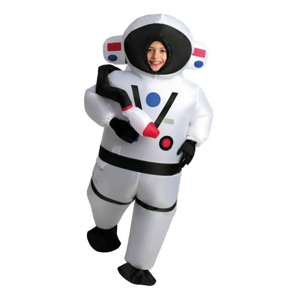 Morph Kids Inflatable Astronaut Costume Sound Chip Spaceman Halloween Halloween Purple One Size