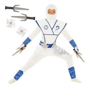 Morph Kids White Ninja Costume Boys Girls Samurai Warrior Halloween White Toddler 3-4 Years