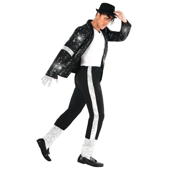 Morph King Of Pop Mens Halloween Costume For Mens Black Large