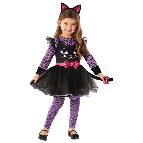 Morph Kitty Dress Purple Girls Halloween Costume for Girl Purple 7-9 Years