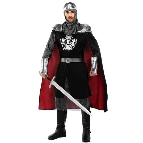 Morph Knight Red Costume Men Halloween Costume For Men Blue Large