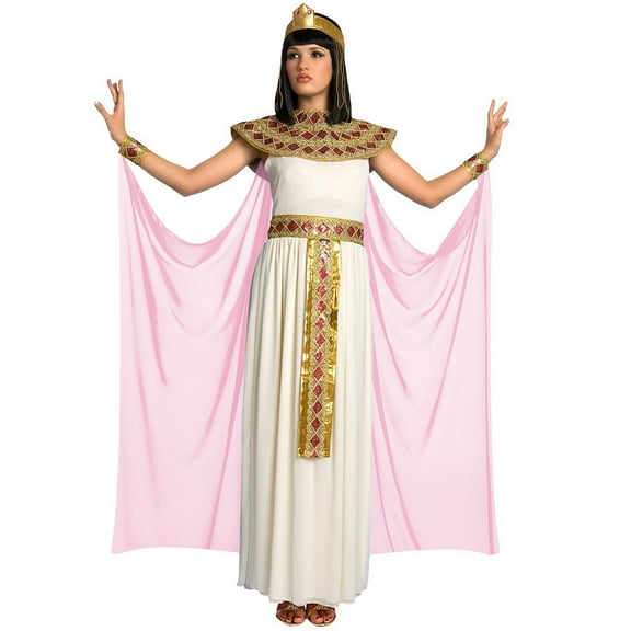 Morph Ladies Pink Cleopatra Costume Womens Queen of the Nile Egyptian Outfit Halloween Pink L