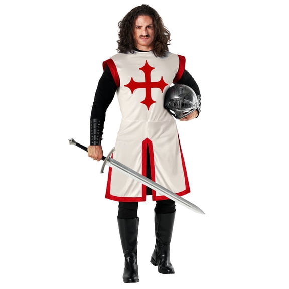 Morph Medieval Knight White Men Halloween Costume for Men White Medium