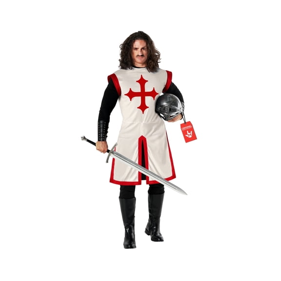 Morph Medieval Knight White Men Halloween Costume for Men White Medium