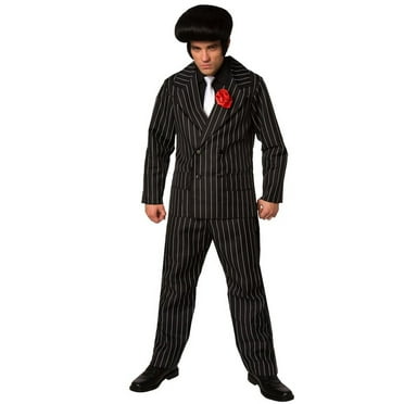 Boo! Inc. Gin Mill Gangster Halloween Costume for Men | Criminal ...