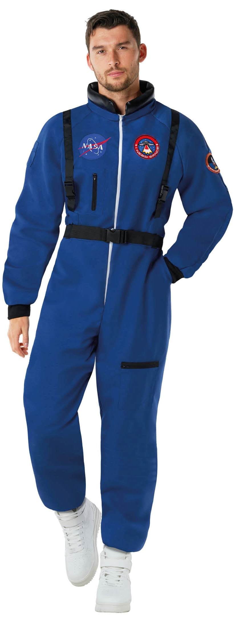 Morph Mens Blue Astronaut Costume Adult NASA Spaceman Space Suit