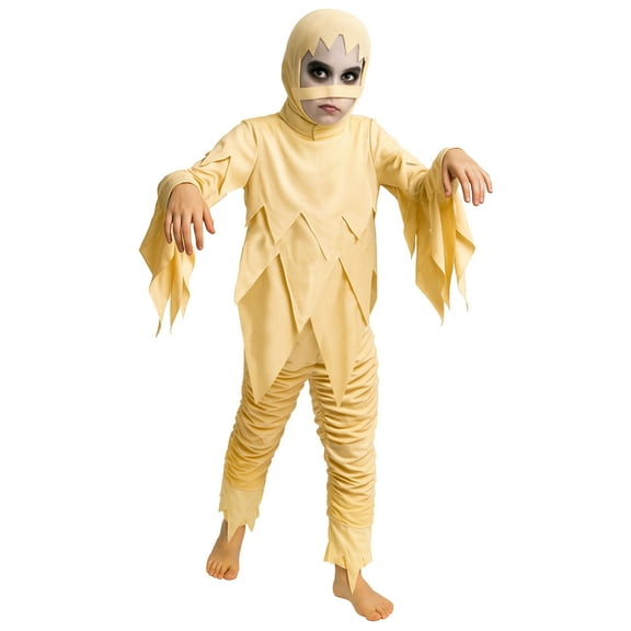 Morph Mummy Costume Kids Halloween Costume For Unisex Yellow Large