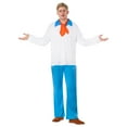 thumbnail image 1 of Morph Mystery Cartoon Guy White Men Costume Halloween Costume For Men White 3X-Large, 1 of 4