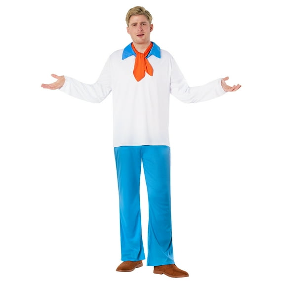 Morph Mystery Cartoon Guy White Men Costume Halloween Costume For Men White 3X-Large