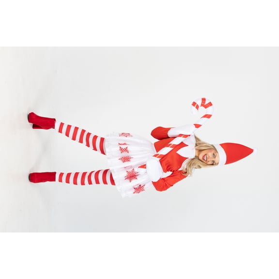 Morph Naughty Elf Costume Women Halloween Costume for Women Red Large