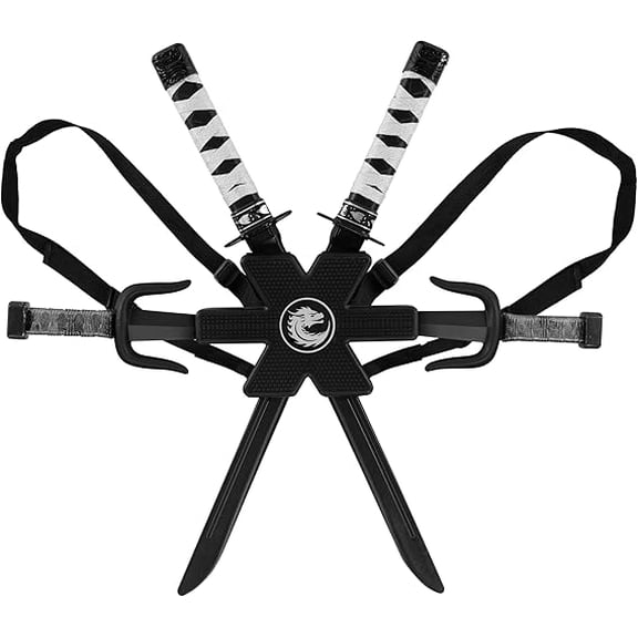 Morph Ninja Backpack Accessory Set Black Kids Halloween Costume For Unisex Black One Size