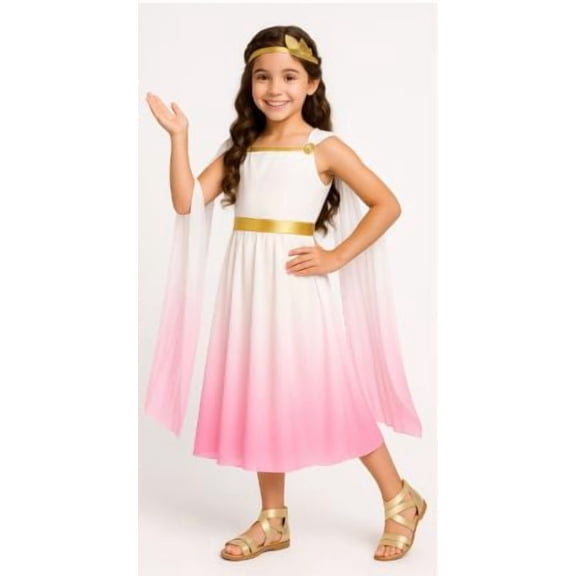 Morph Ombre Toga Dress Pink Costume Girls Halloween Costume For Girl Pink Large