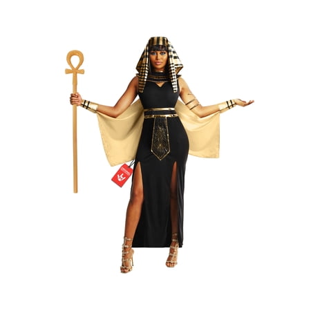 Morph Pharaoh Queen Staff Costume Women Halloween Costume For Women Gold XX-Large