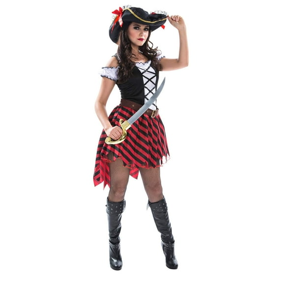 Morph Pirate Black Hat Women Halloween Costume For Women Black Large