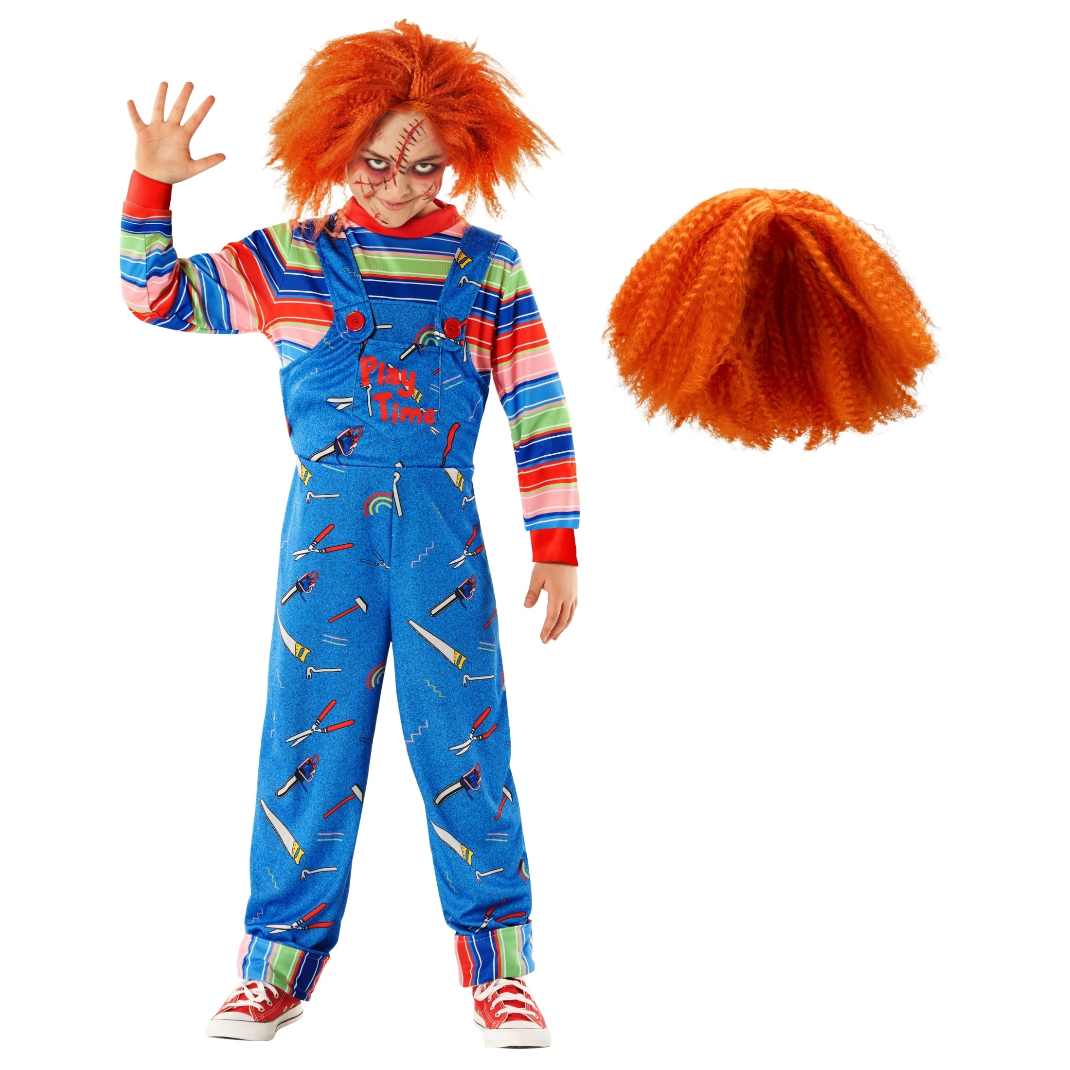 Costume Ninja Bambino Morph Costumes - Blu, Completo Con Accessori, Taglia L