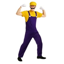 Morph Plumber Brother Yellow Mens Halloween Costume For Men Yellow Large