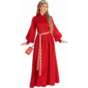 Morph Red Princess Bride Costume, Halloween Costumes for Women, Red bride Costume Women