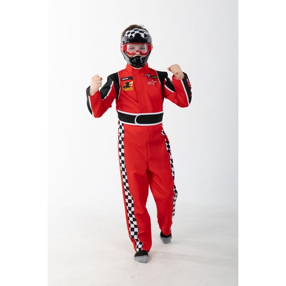 Morph Racecar Driver Red Costume Boys Halloween Costume For Boy Red Large