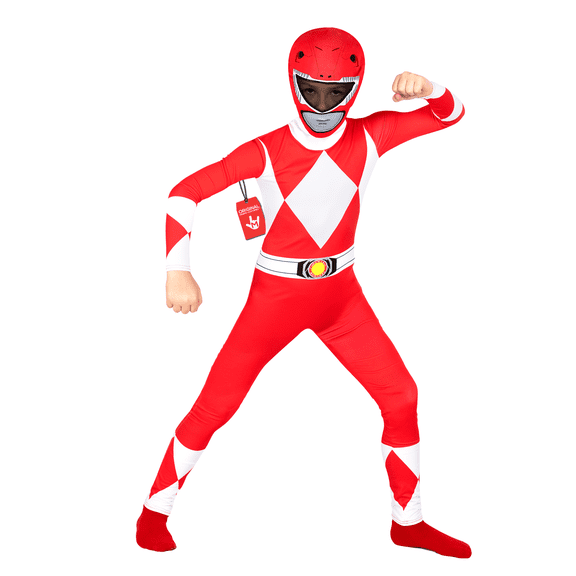 Morph Red Mighty Morphin Power Rangers Costume Kids Morphsuit, Power Rangers Mighty Morphin Costume, Boys Halloween Costume