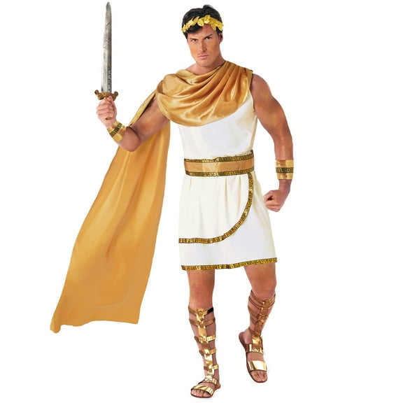 Morph Roman Greek God Gold Mens Halloween Costume For Mens Gold XX-Large