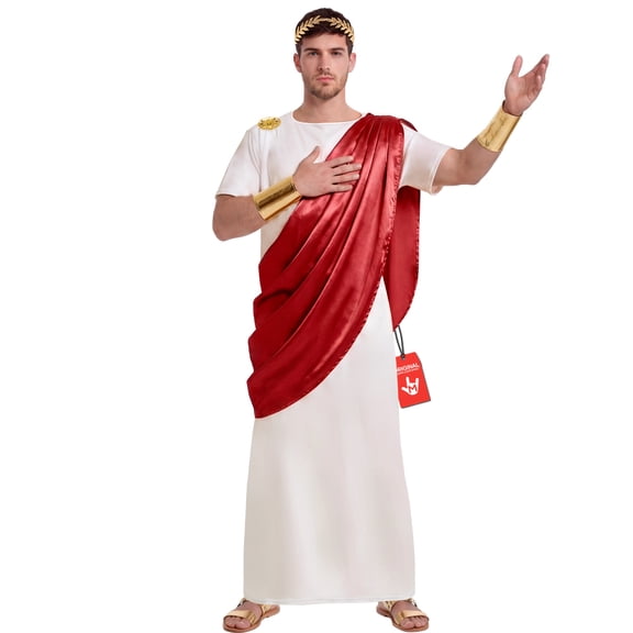 Morph, Roman Senator Robe Costume Men, Halloween Costumes for Men