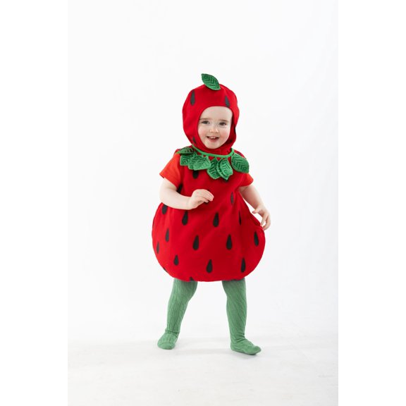 Morph Strawberry Tabard Costume Kids Halloween Costume For Unisex Red 3X-Small