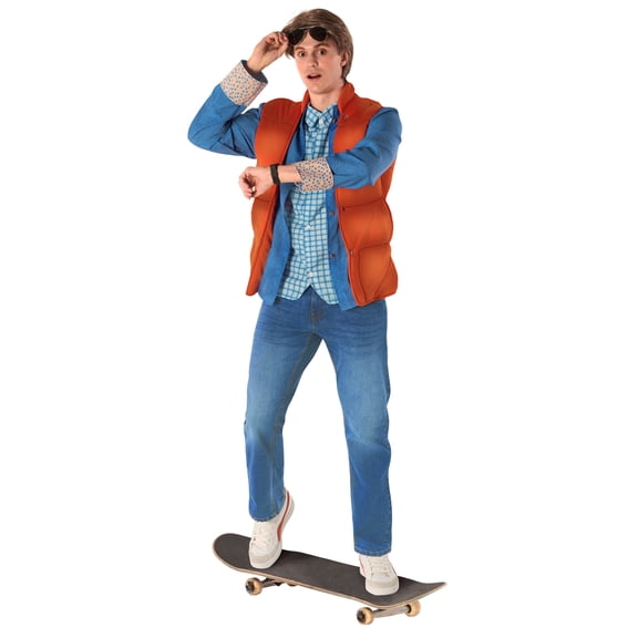Morph Time Traveller Men Halloween Costume for Men Red Large