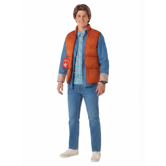 Morph Time Traveller Men Halloween Costume for Men Red X-Large