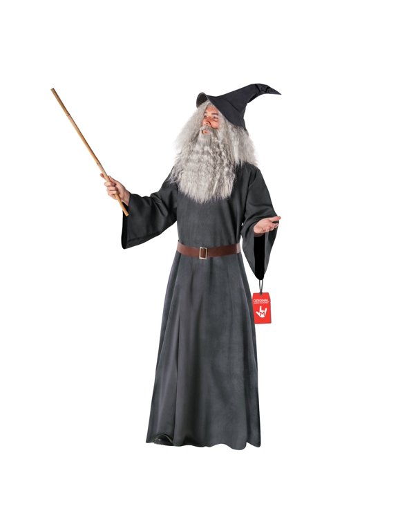 Wizard Robes Grey Men Costume Halloween Costume for Men Gray Large