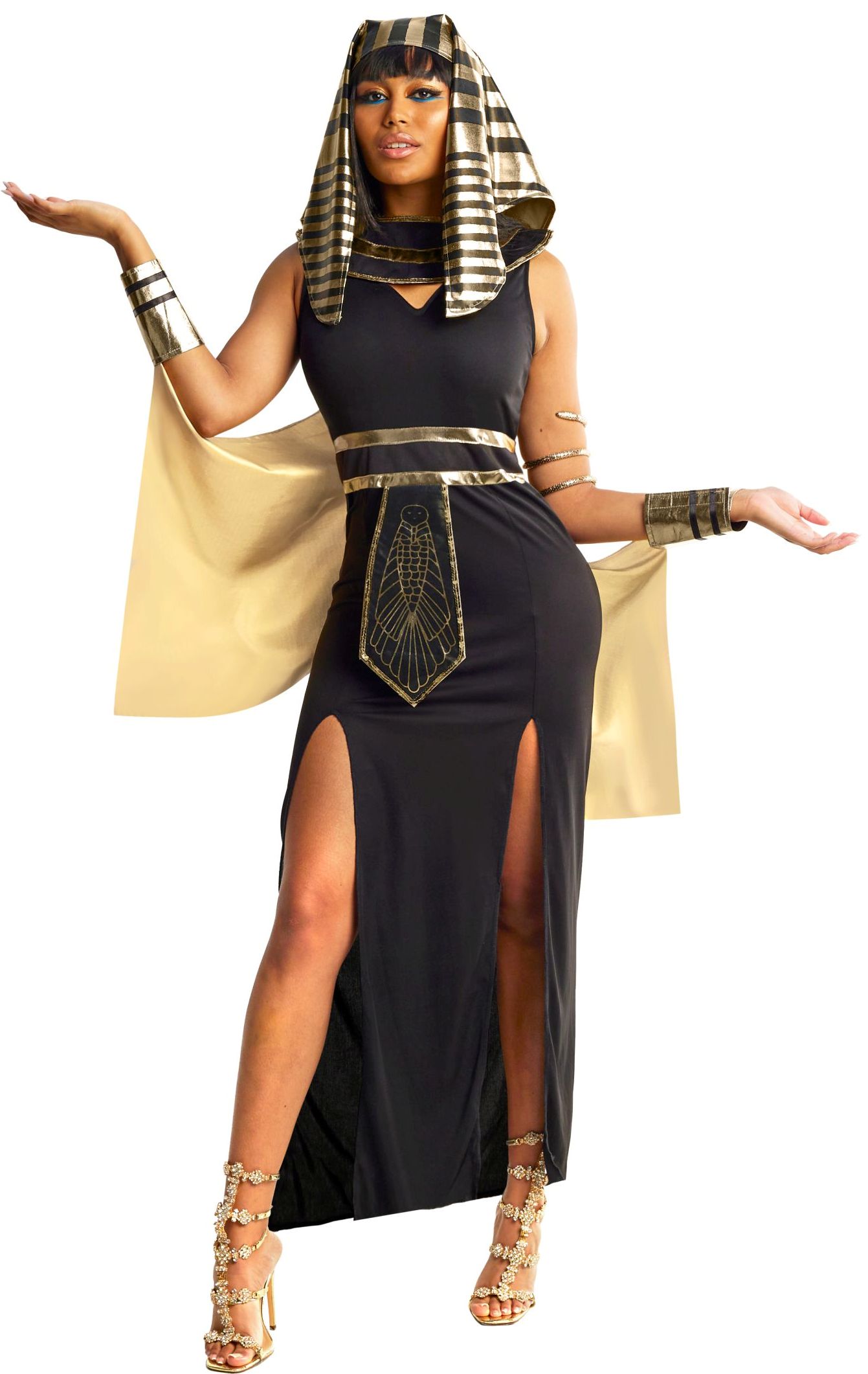 Morph Womens Cleopatra Costume Ladies Egyptian Queen Princess Dress Morph Womens Cleopatra Costume Ladies Egyptian Queen Princess Dress