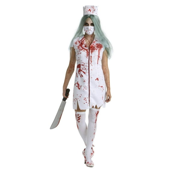 Morph Zombie Nurse Costume Women Halloween Costume For Women White Small