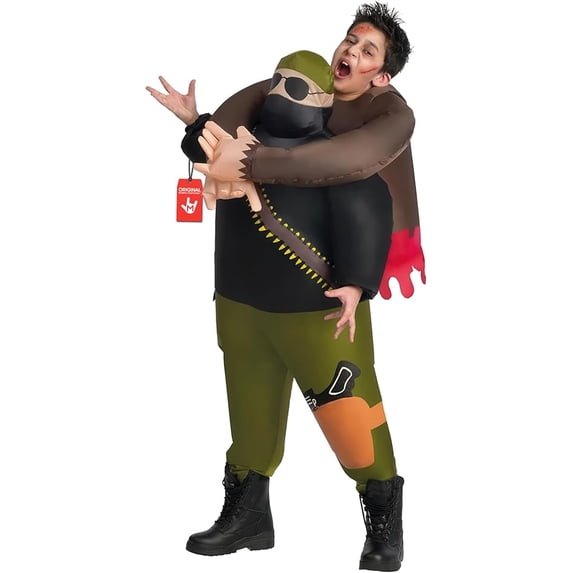 Morph Zombie Pmu Inflatable Kids Halloween Costume For Unisex Multicolored One Size