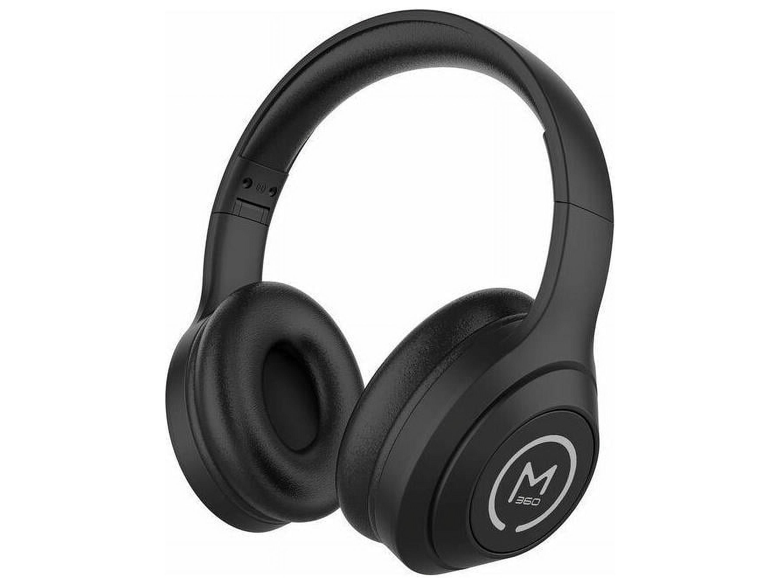 Morpheus 360 Comfort Plus Wireless Over-Ear Headphones with Bluetooth Headset and Microphone, 10H Playtime Single, Black