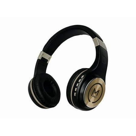 Morpheus 360 - SERENITY Wireless Over-the-Ear Headphones with Microphone - Black/Gold