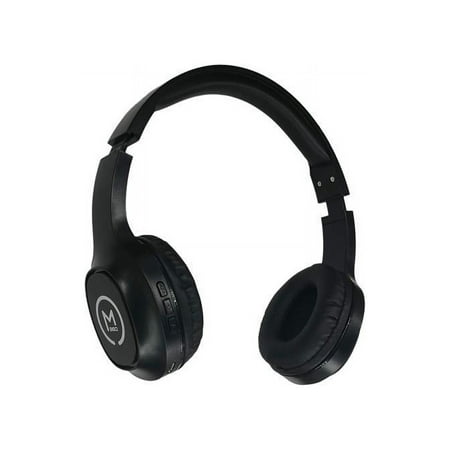 Morpheus 360 - TREMORS Wireless On-the-Ear Headphones, Wireless Headset with Microphone - Black/Gray
