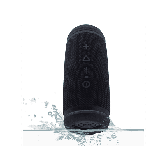 Morpheus 360 12W Sound Ring Wireless Waterproof Portable Bluetooth Speaker, Black