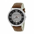 thumbnail image 1 of Morphic M49 Series Leather-Band Swiss Watch W/ Magnified Date - Brown/Grey, 1 of 3