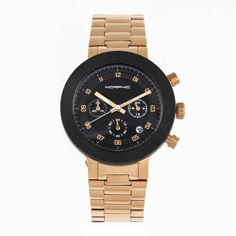 Morphic M78 Series Chronograph Quartz Black Dial Men s Watch 7806 Walmart