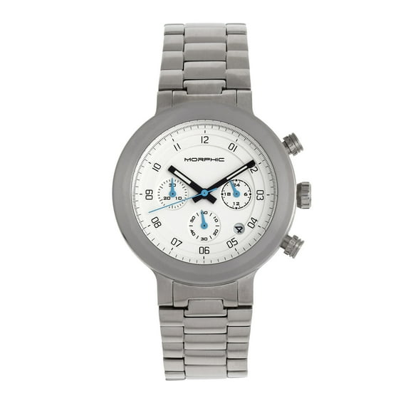 Morphic M78 Series Quartz Stainless Steel Bracelet Chronograph Men's Watch with Date