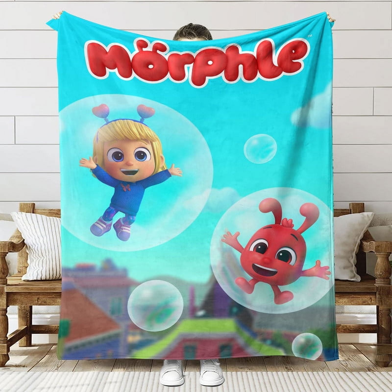 Morphle Throw Blanket Gifts for Fans Lover Girls Boys Women Present Hoodie Him Bed 30"x40"