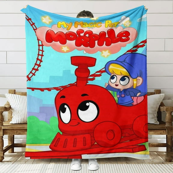 Morphle Throw Blanket Gifts for Fans Lover Girls Boys Women Present Hoodie Him Bed 60"x80"