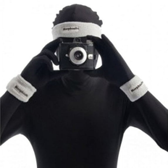 Morphsuit 3-Piece Sweatband, Silver